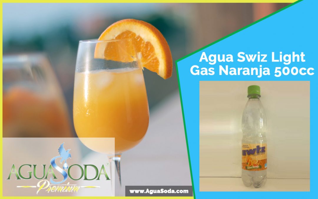 Agua Swiz Light Gas Naranja 500 cc